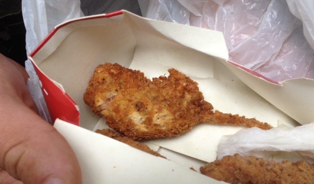 История с жареной крысой в ресторане KFC оказалась выдумкой "жертвы".